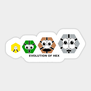 Evolution of Hex Sticker